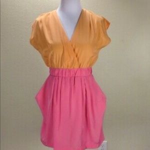 Ali & Kris Capped Sleeve Mini Dress